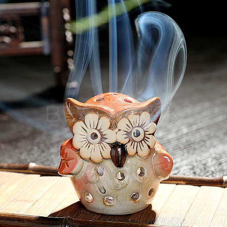 Ceramic Candle Holder Oil Burner ANIM-PW0003-075B-01-1