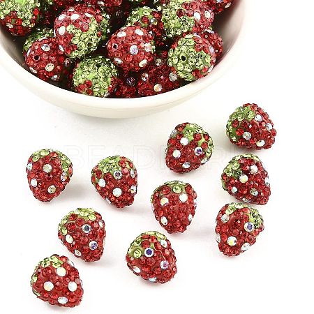 Clay Polymer Rhinestone Beads LS-RB-A051-E06-1