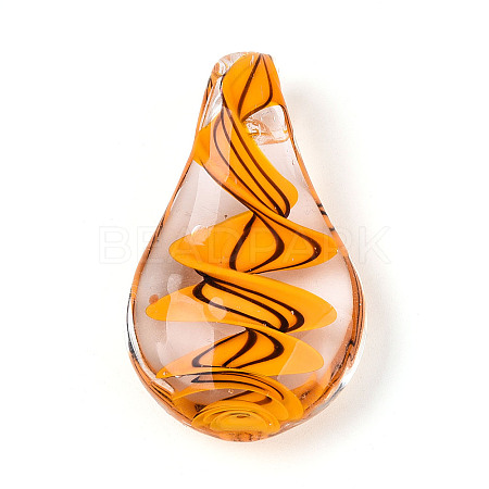 Handmade Lampwork Pendants LAMP-N034-03E-1