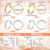  DIY Heart Charm Adjustable Ring Making Kit STAS-NB0001-89-2