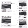 5Pcs Pure Silk Cord OCOR-BBC0001-03B-7