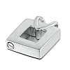 Stainless Steel Heart Rectangle Pendant Urn Ashes Necklaces PW-WGDFE89-01-3