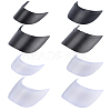 24Pcs 8 Styles Plastic Hat Brim Board for Peaked Cap AJEW-NB0009-41-1