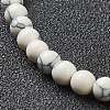 Synthetic Howlite Beaded Stretch Bracelets BJEW-D446-A-10-3