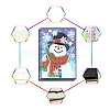 DIY Christmas Theme Diamond Painting Notebook Kits XMAS-PW0001-108F-1