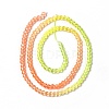 Transparent Gradient Color Glass Beads Strands LS-GLAA-H021-01B-09-4