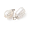 Natural Cultured Freshwater Pearl Pendants PALLOY-JF05438-02-2