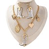 Cowboy Boots Zinc Alloy Earrings & Necklaces Sets for Women FS-WGC30FE-01-5