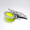 Antique Silver Alloy Glitter Resin Big Pendants Necklace Findings PALLOY-J313-02AS-3