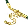 Nylon Cords Bracelet Makings Fit for Connector Charms AJEW-P116-02G-08-3
