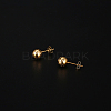 304 Stainless Steel Round Ball Stud Earrings for Women GN4839-3