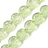 Baking Paint Transparent Glass Beads Strands GL-CBA2ED2-04G-1