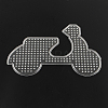 Motorcycle ABC Plastic Pegboards used for 5x5mm DIY Fuse Beads LS-X-DIY-Q009-46-1