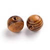 Round Natural Wood Beads WOOD-Q009-10mm-LF-2
