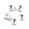 Glazed Porcelain Beads PORC-R003-07-07-1