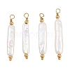 Natural Baroque Keshi Pearl Pendants PA-CBA0A45-02G-1