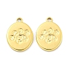 PVD Vacuum Plating 304 Stainless Steel Charms STAS-L278-053G-1