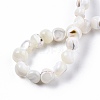 Natural Trochid Shell/Trochus Shell Beads Strands SSHEL-N032-48-5