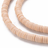 Handmade Polymer Clay Bead Strands CLAY-T002-4mm-66-3