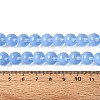 Transparent Glass Imitation Cat Eye Beads Strands GLAA-Q110-01C-05-4