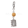 4Pcs 4 Styles Tibetan Style Alloy Pendant Decorations HJEW-JM01707-4