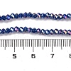 Baking Electroplate Glass Beads Strands DGLA-A039-J4mm-B04-4