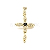 Brass Micro Pave Cubic Zirconia Pendants LS-KK-Z100-43G-01-1