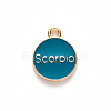 Alloy Enamel Pendants X-ENAM-S124-01B-05L-3