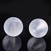 Autumn Theme Electroplate Transparent Glass Beads X-EGLA-S178-01I-2