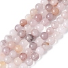 Natural Violet Strawberry Quartz Beads Strands G-P530-B02-01-2