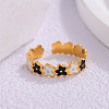 304 Stainless Steel Open Cuff Rings WG111A7-01-1