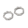 SHEGRACE Brass Spring Gate Ring XGRQ58042-757P-2
