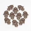 Tibetan Style Alloy Pendants TIBEP-ZN60334-AB-FF-2