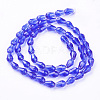 Glass Beads Strands X-GLAA-R024-11x8mm-3-3