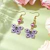 Glass Dangle Earrings EJEW-MZ00259-02-2