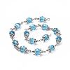 Handmade Glass Beaded Chains AJEW-JB00498-03-2