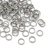 Tarnish Resistant Stainless Steel Split Rings X-STAS-E010-7x0.6mm-2-2