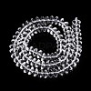 Transparent Glass Beads Strands GLAA-N001-62B-2