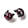 Handmade Foil Glass Beads LAMP-D005-01D-2