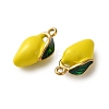 304 Stainless Steel Enamel Pendants STAS-B100-06G-06-2