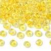 10G Electroplate Transparent Colours Rainbow Glass Seed Beads SEED-YW0003-04G-1