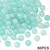 Glass Imitation Jade Beads GLAA-YWC0007-01D-01-1