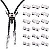 100Pcs Bolo Tie Slides Clasp Accessories IFIN-CA0001-54-1
