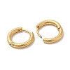 304 Stainless Steel Hoop Earring EJEW-H134-01G-2