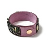 Faux Suede Snap Cord Bracelet LS-BJEW-F428-06-5
