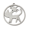 201 Stainless Steel Pendants LS-STAS-G366-02P-07-1