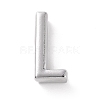 Alloy Letter Slide Charms FIND-A023-17L-1