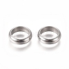 Tarnish Resistant 201 Stainless Steel Spacer Beads STAS-L238-056F-P-1