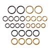 Alloy Spring Gate Rings AJEW-SZ0001-45-1