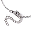 Crystal Holder Cage Necklace X-NJEW-JN04585-7
